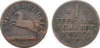 Braunschweig-Wolfenbüttel Cu Pfennig Anton Ulrich, allein 1704-1714 -