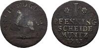 Braunschweig-Wolfenbüttel Cu Pfennig Anton Ulrich, allein 1704-1714 -