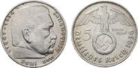  5 Reichsmark 1936 J Sehr schön + 167.34 元 含税 ＋  167.34 元 运费