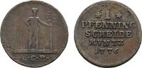 Braunschweig-Wolfenbüttel Cu Pfennig Karl I. 1735-1780 -