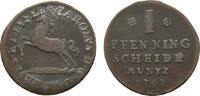 Braunschweig-Wolfenbüttel Cu Pfennig Karl I. 1735-1780 -