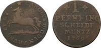 Braunschweig-Wolfenbüttel Cu Pfennig Karl I. 1735-1780 -