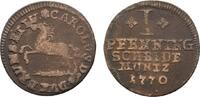 Braunschweig-Wolfenbüttel Cu Pfennig Karl I. 1735-1780 -