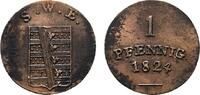 Sachsen-Weimar-Eisenach Cu Pfennig Carl August 1775-1828 -