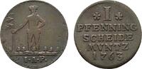 Braunschweig-Calenberg-Hannover Cu Pfennig Georg III. 1760-1820 -