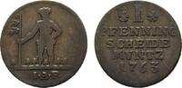 Braunschweig-Calenberg-Hannover Cu Pfennig Georg III. 1760-1820 -