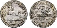 Braunschweig-Wolfenbüttel 1/6 Taler Karl Wilhelm Ferdinand 1780-1806 -
