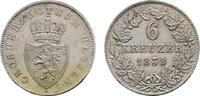 Hessen-Darmstadt 6 Kreuzer Ludwig II. 1830-1848 -