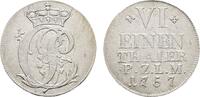 Pfalz-Birkenfeld-Zweibrücken 1/6 Taler Christian IV. 1735-1775 -