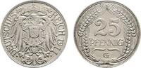 Kleinmünzen 25 Pfennig 1911 G Vorzüglich - Stempelglanz 209.18 元 含税 ＋  167.34 元 运费