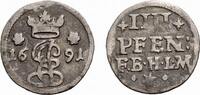 Hildesheim, Bistum 4 Pfennig 1691 Schloß Steuerwald Jobst Edmund von Bra... 150.61 元 含税 ＋  167.34 元 运费