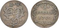 Löwenstein-Wertheim-Rochefort Cu Pfennig Gemeinschaftsprägungen mit Virneburg ab 1767 -