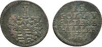 Sachsen-Gotha-Altenburg Cu Heller Friedrich III. 1732-1772 -