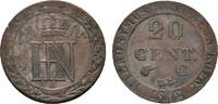Westfalen, Königreich 20 Centimes Hieronymus Napoleon 1807-1813 -