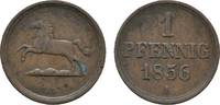 Braunschweig-Wolfenbüttel Cu Pfennig 1856 B Wilhelm 1831-1884 Sehr schön 75.30 元 含税 ＋  167.34 元 运费
