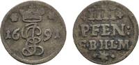 Hildesheim, Bistum 4 Pfennig 1691 Schloß Steuerwald Jobst Edmund von Bra... 192.45 元 含税 ＋  167.34 元 运费