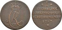 Schleswig-Holstein, Königliche Linie Cu Sechsling Christian VII. 1766-1808 -