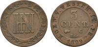 Westfalen, Königreich Cu 3 Centimes 1809 C Hieronymus Napoleon 1807-1813... 108.77 元 含税 ＋  167.34 元 运费