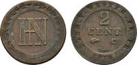 Westfalen, Königreich Cu 2 Centimes 1810 C Hieronymus Napoleon 1807-1813... 108.77 元 含税 ＋  167.34 元 运费