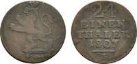 Hessen-Kassel 1/24 Taler 1807 F Wilhelm I. 1803-1821 Fast sehr schön 75.37 元 含税 ＋  167.49 元 运费