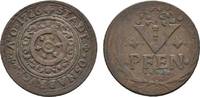 Osnabrück, Stadt Cu 5 Pfennig 1726 IW Sehr schön 192.45 元 含税 ＋  167.34 元 运费