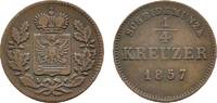 Schwarzburg-Rudolstadt Cu 1/4 Kreuzer Friedrich Günther 1807-1867 -