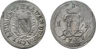Baden-Durlach Kreuzer Karl Wilhelm 1709-1738 -