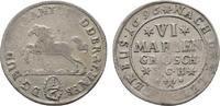 Braunschweig-Wolfenbüttel 6 Mariengroschen Rudolf August und Anton Ulrich 1685-1704 -