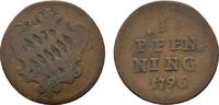 Bayern Cu Pfennig Karl Theodor 1777-1799 -