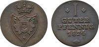 Schaumburg-Lippe Cu Pfennig 1824 Georg Wilhelm 1807-1860 Sehr schön - vo... 267.75 元 含税 ＋  167.34 元 运费