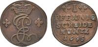 Hildesheim, Bistum Cu Pfennig Jobst Edmund von Brabeck 1688-1702 -