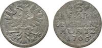 Brandenburg-Preußen 3 Pfennig Friedrich I. 1701-1713 -