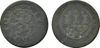 Mecklenburg-Rostock, Stadt Cu 3 Pfennig 1729 R Fast sehr schön 108.44 元 含税 ＋  166.83 元 运费