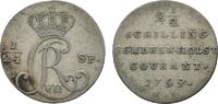 Schleswig-Holstein, Königliche Linie 2 1/2 Schilling Christian VII. 1766-1808 -