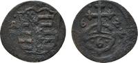 Sachsen-Altenburg Kipper Cu 6 Pfennig Johann Philipp und seine drei Brüder 1603-1625 -