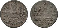 Brandenburg-Preußen 6 Pfennig Friedrich I. 1701-1713 -