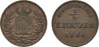 Schwarzburg-Rudolstadt Cu 1/4 Kreuzer Friedrich Günther 1807-1867 -