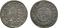 Sachsen-Albertinische Linie 3 Pfennig Johann Georg II. 1656-1680 -