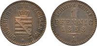 Sachsen-Weimar-Eisenach Cu Pfennig Carl Alexander 1853-1901 -