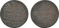 Frankfurt, Stadt Cu Pfennig -