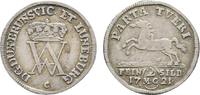 Braunschweig-Wolfenbüttel 2 Mariengroschen August Wilhelm 1714-1731 -