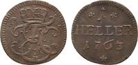 Sachsen-Hildburghausen Cu Heller Ernst Friedrich Karl 1745-1780 -