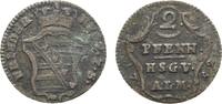 Sachsen-Gotha-Altenburg 2 Pfennig Friedrich III. 1732-1772 -