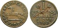 Braunschweig-Wolfenbüttel Cu Pfennig Karl I. 1735-1780 -