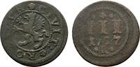 Mecklenburg-Rostock, Stadt Cu 3 Pfennig 1727 R Kl. Prägeschwäche, fast s... 108.44 元 含税 ＋  166.83 元 运费
