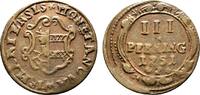 Mecklenburg-Wismar, Stadt Cu 3 Pfennig -