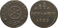Osnabrück, Stadt Cu 1 1/2 Pfennig -