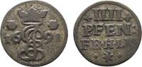 Hildesheim, Bistum 4 Pfennig 1691 Schloß Steuerwald Jobst Edmund von Bra... 150.61 元 含税 ＋  167.34 元 运费