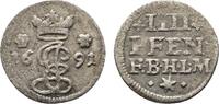 Hildesheim, Bistum 4 Pfennig 1691 Schloß Steuerwald Jobst Edmund von Bra... 150.61 元 含税 ＋  167.34 元 运费