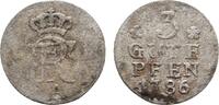 Brandenburg-Preußen 3 Gute Pfennig Friedrich II. 1740-1786 -